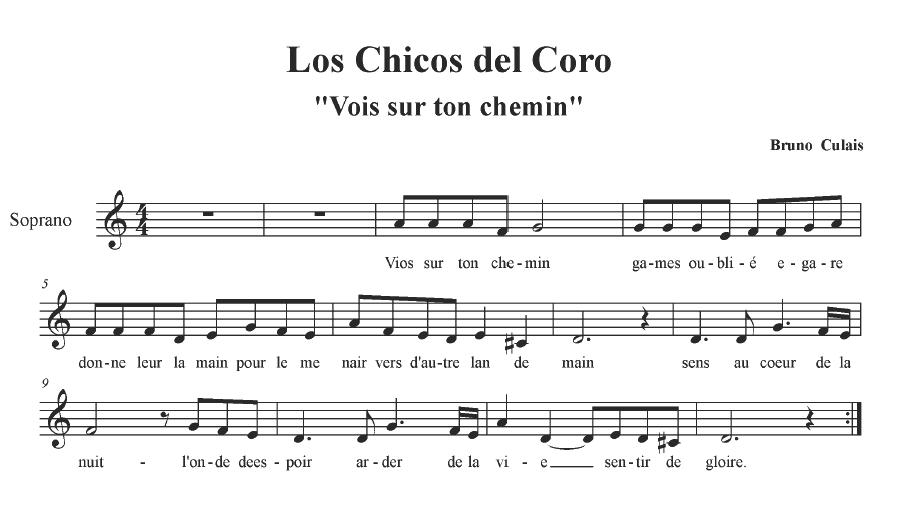 Resultado de imagen de canciones para flauta los chicos del coro
